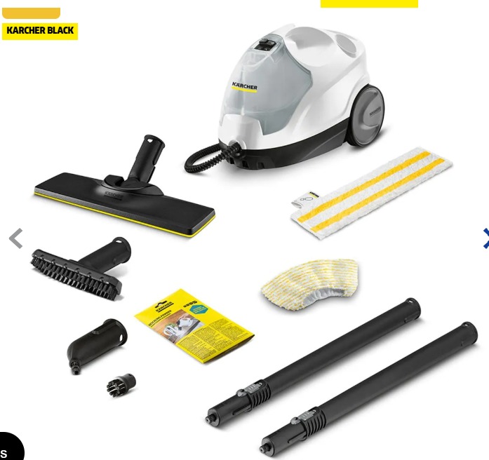 Limpiador a vapor Kärcher con accesorios