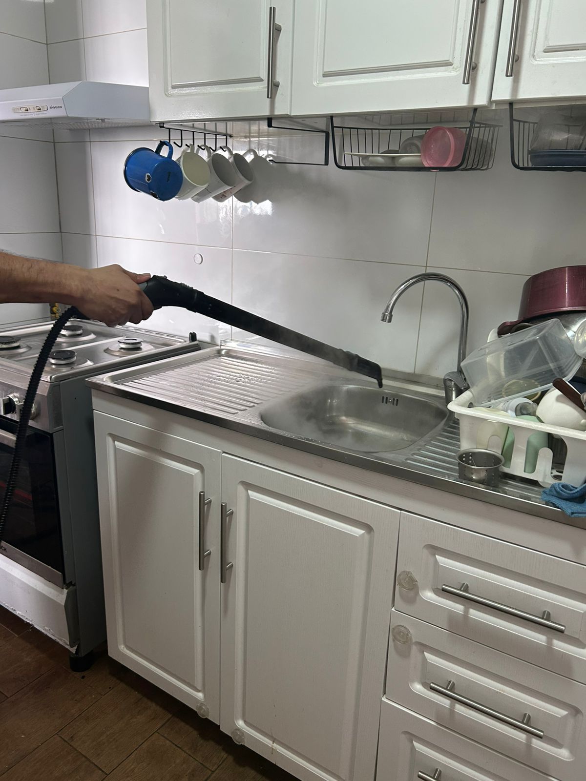 Limpieza con Vapor de Superficies